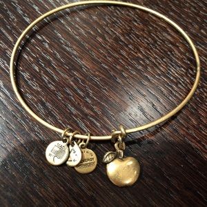 Alex and Ani bracelet charm Apple abundance